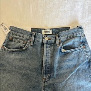 Agolde Women's Straight Leg “Twist” Low Slung Baggy Jeans